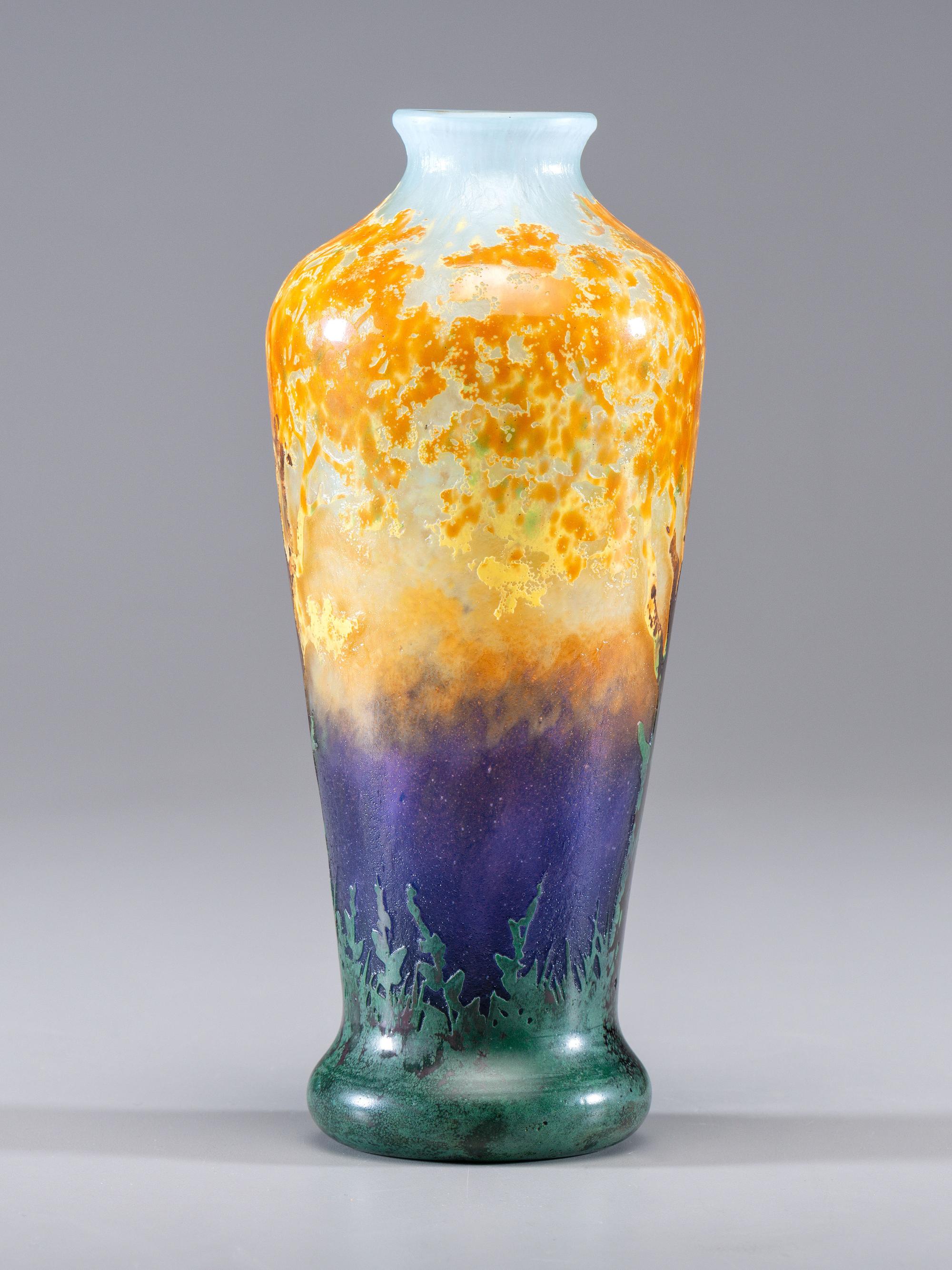 Vitrified Impressionist Vase