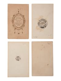 [CIVIL WAR]. A group of 8 CDVs of prominent Confederate and Union Naval personalities, comprising: