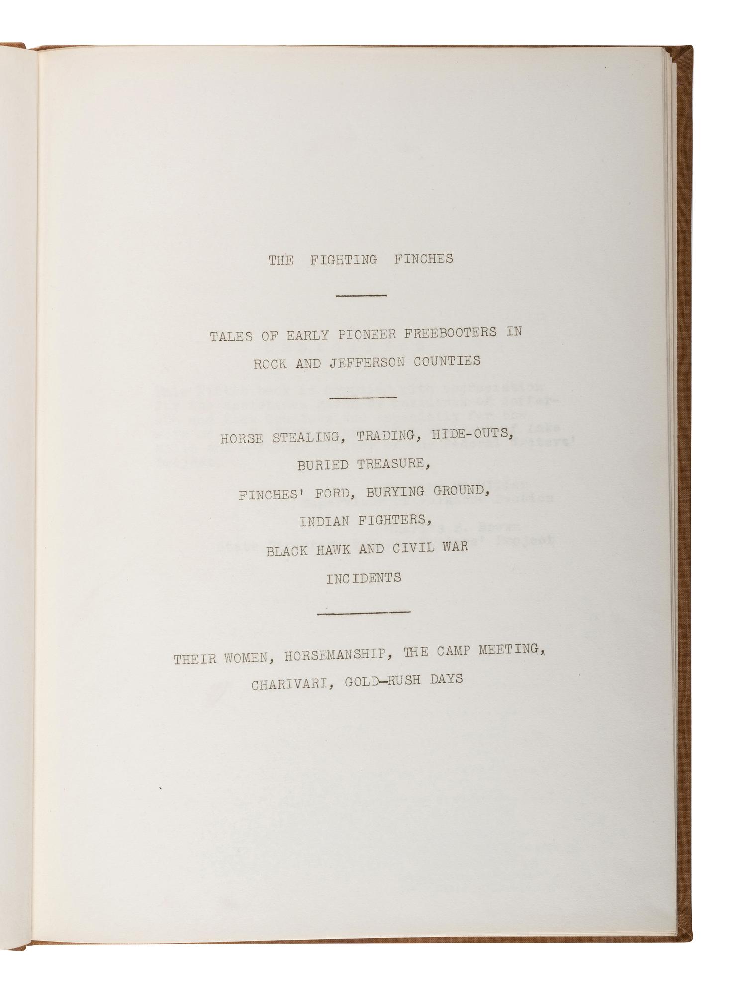 [WISCONSIN]. A group of county histories and other Wisconsin-related books, comprising: