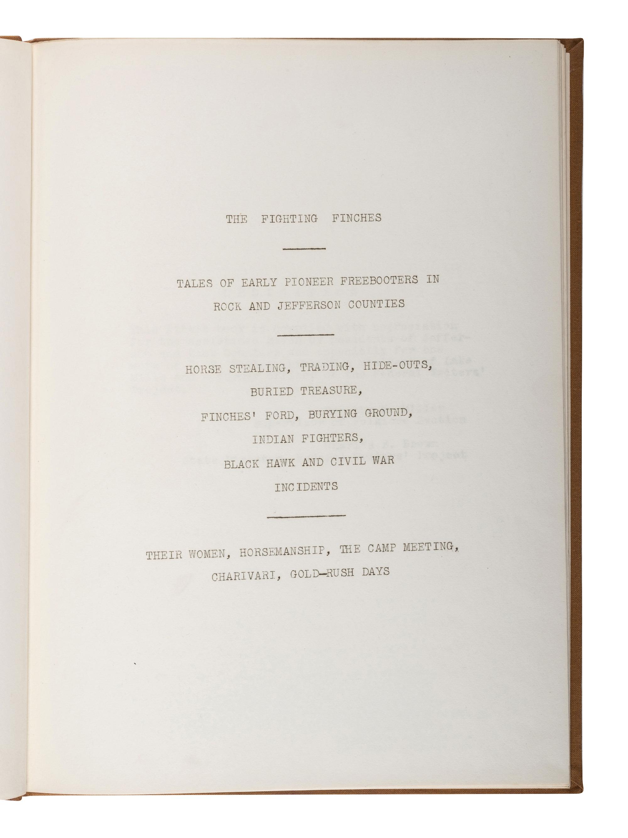 [WISCONSIN]. A group of county histories and other Wisconsin-related books, comprising: