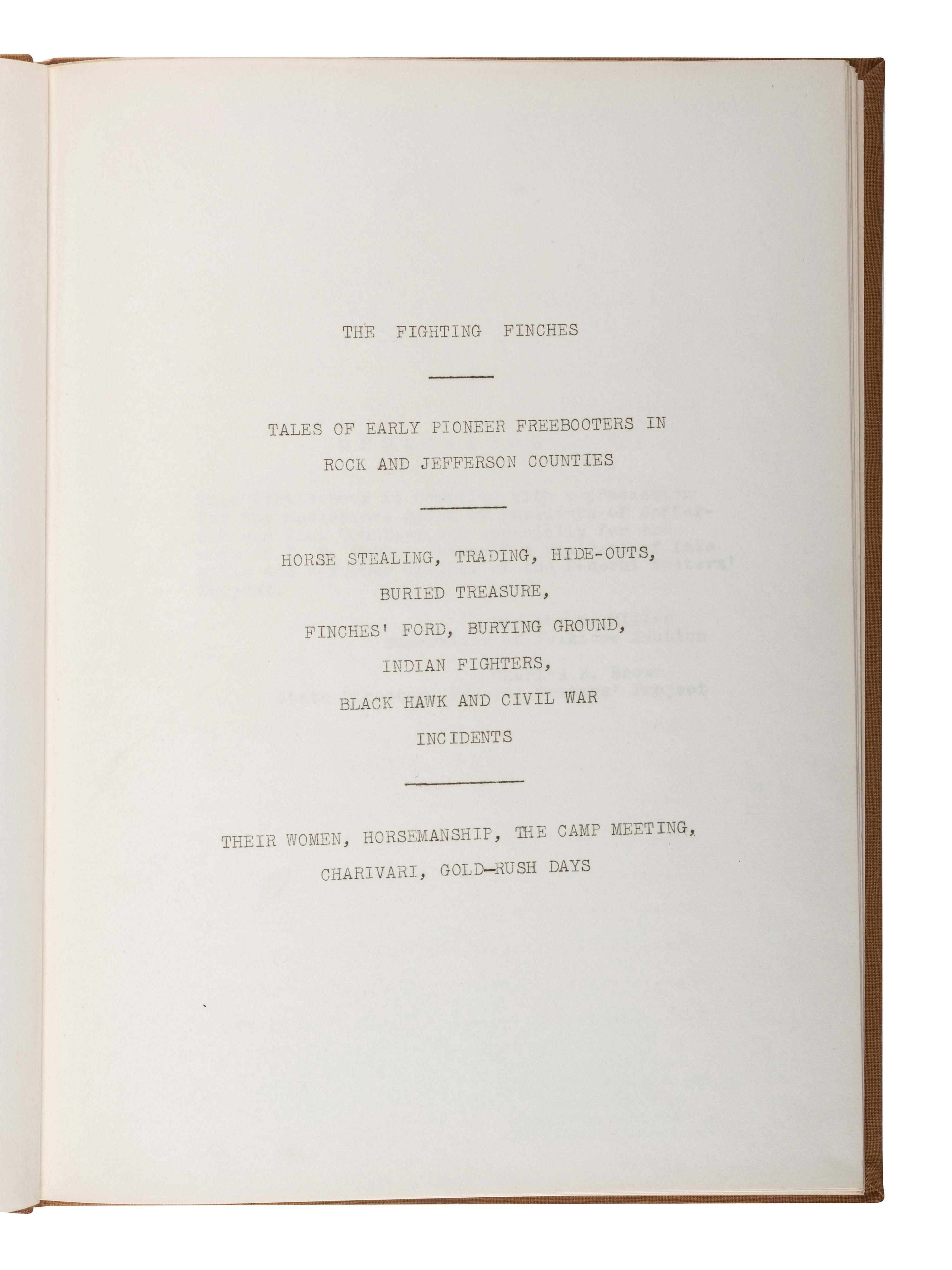 [WISCONSIN]. A group of county histories and other Wisconsin-related books, comprising: