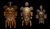 Three Senufo Wood Masks