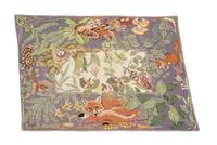 Two American Hooked Rugs and a Needlework Rug — 20TH CENTURY