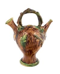 A French Palissy Ware Majolica Water Jug
