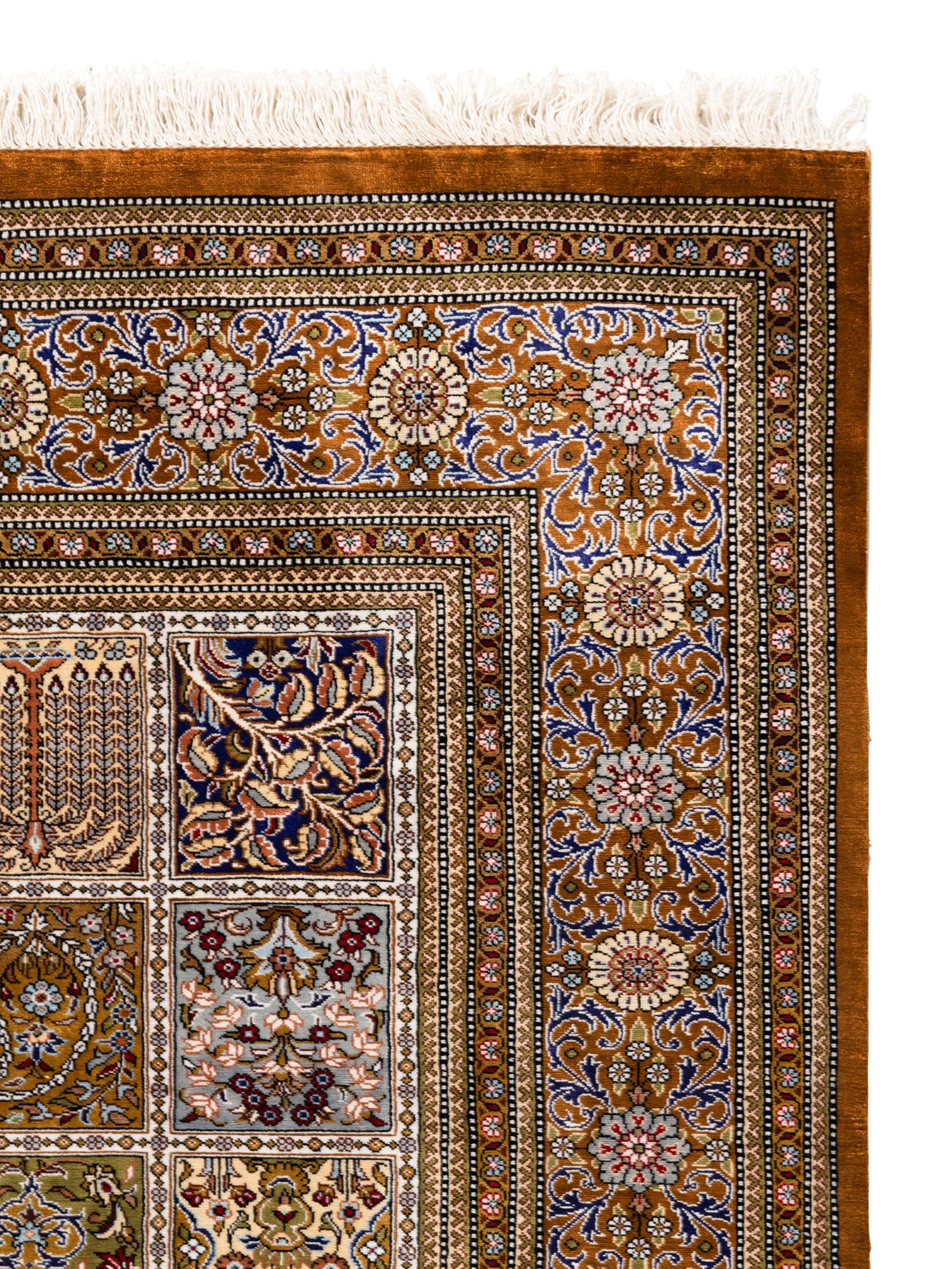 A Bakhtiari Silk Rug