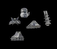 Six Japanese Scholar's Objects