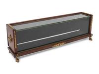A Continental Gilt Metal Mounted Mahogany Vitrine Case