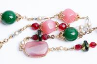 Couture Sautoir Necklace Attributed to Chanel by Robert Goossens, 1954-74