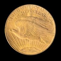 A United States 1910-S St. Gaudens $20 Gold Coin