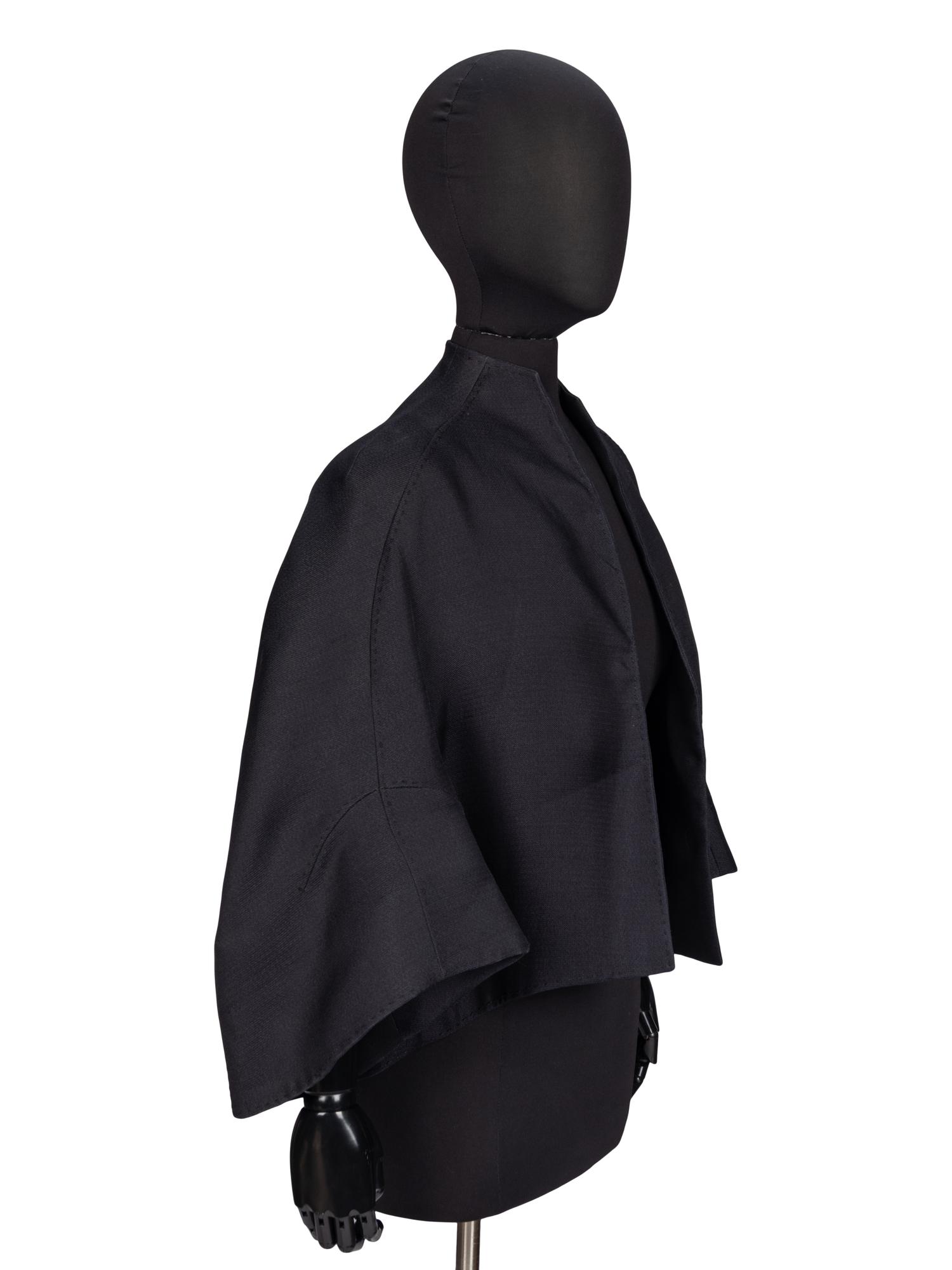 Ralph Rucci, Black Silk Swing Jacket