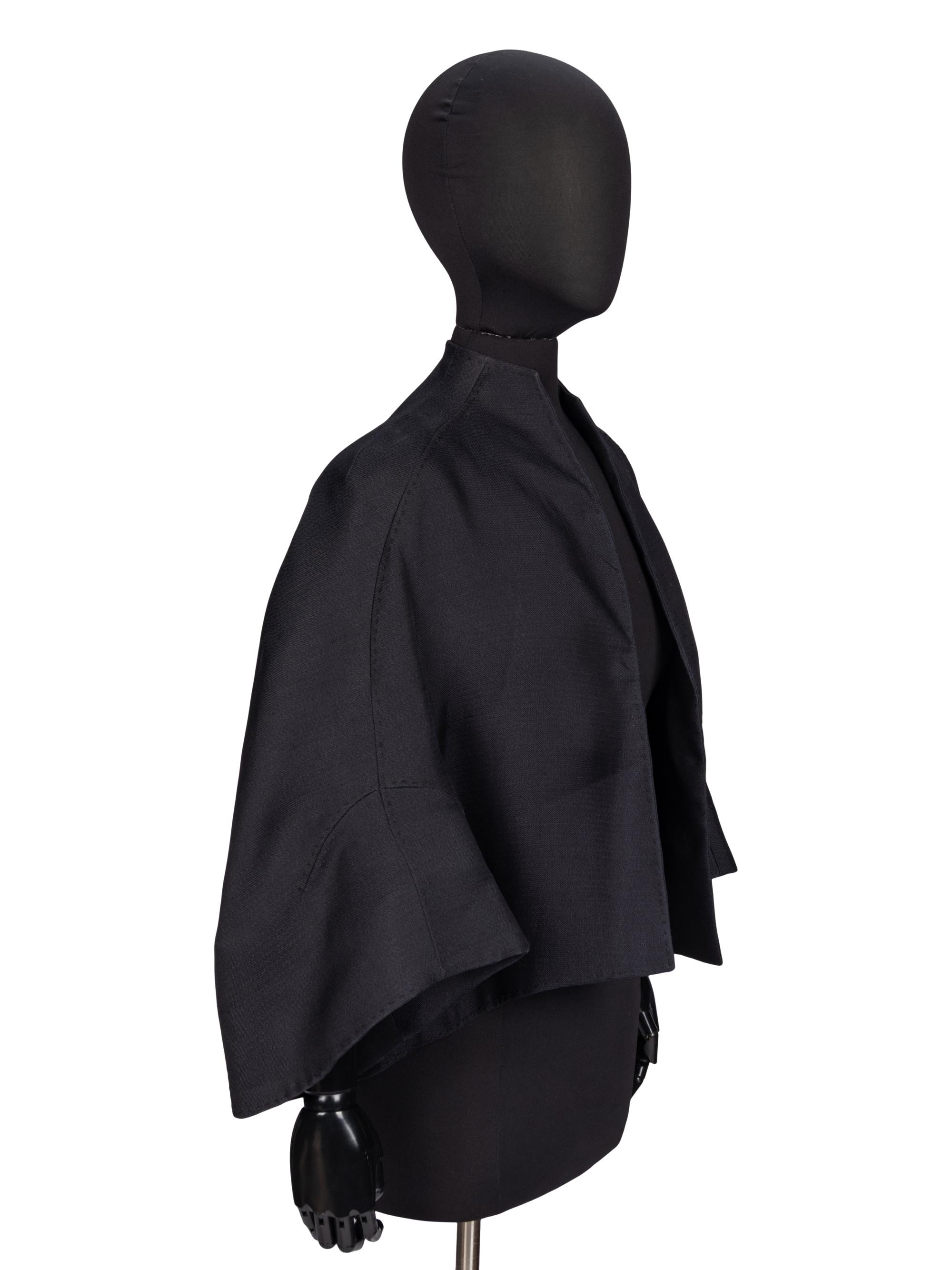 Ralph Rucci, Black Silk Swing Jacket
