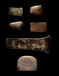A Group of South American Tools with a Vessel