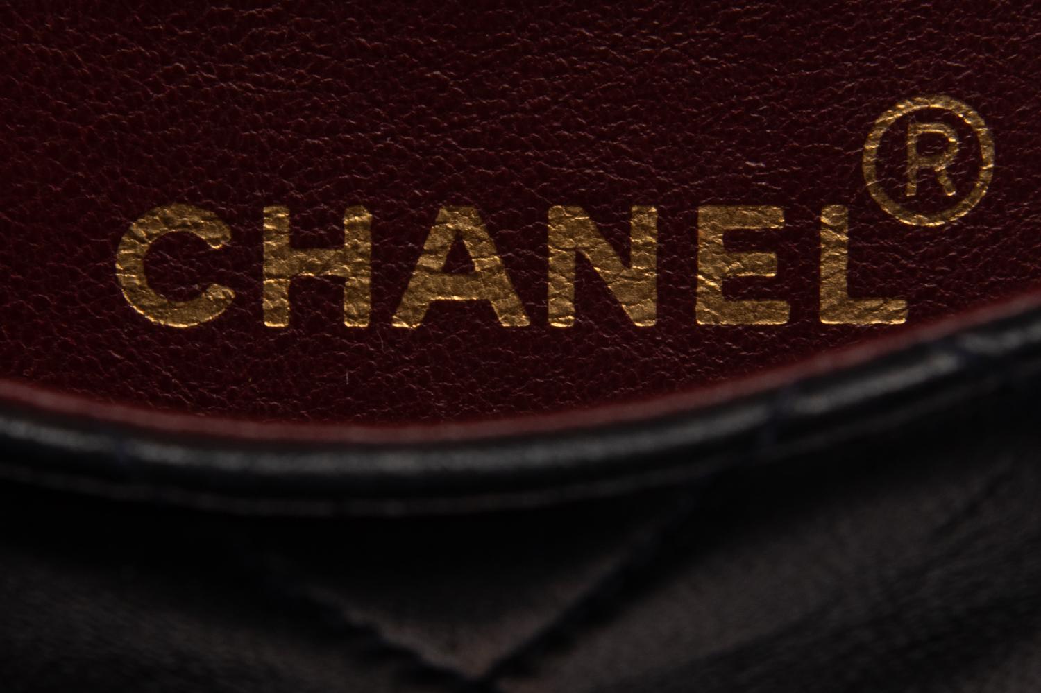 Chanel Mini Classic Flap Bag in Navy Lambskin