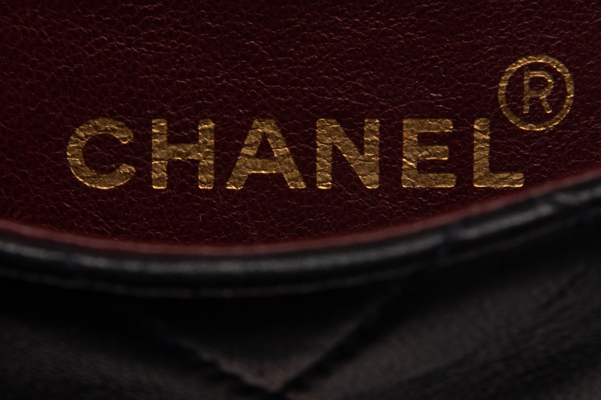 Chanel Mini Classic Flap Bag in Navy Lambskin