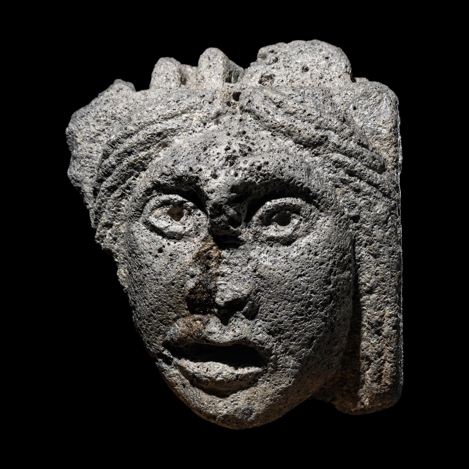 A Medieval Lava-Stone Grotesque