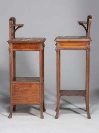 Two Pedestal Tables