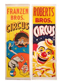 [CIRCUS]. A group of circus posters.