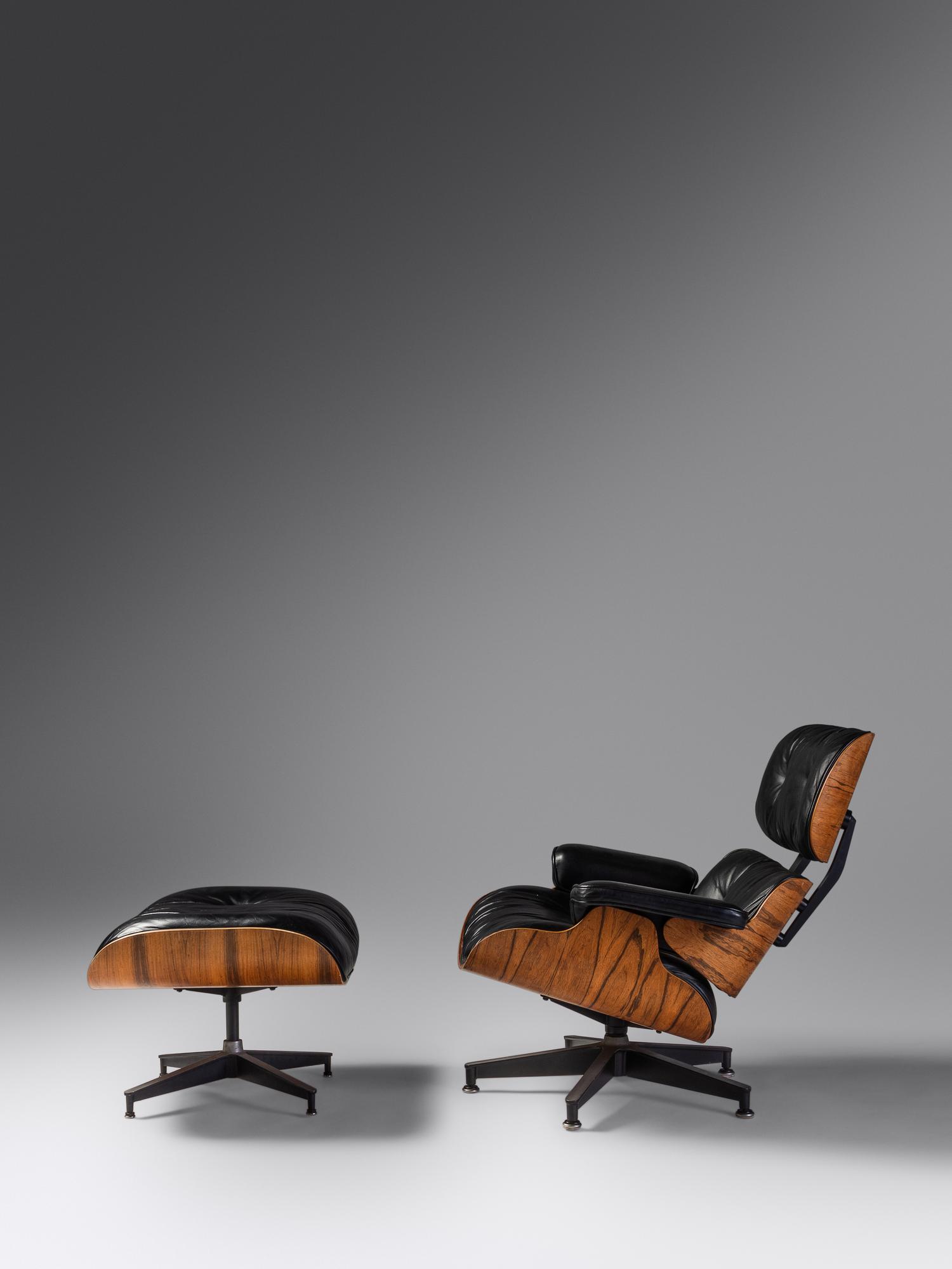 Lounge Chair and Ottoman, model 670 and model 671 Herman Miller, USA