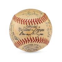 A 1952 New York Giants Team Signed Autograph Baseball (Beckett Authentication Services)