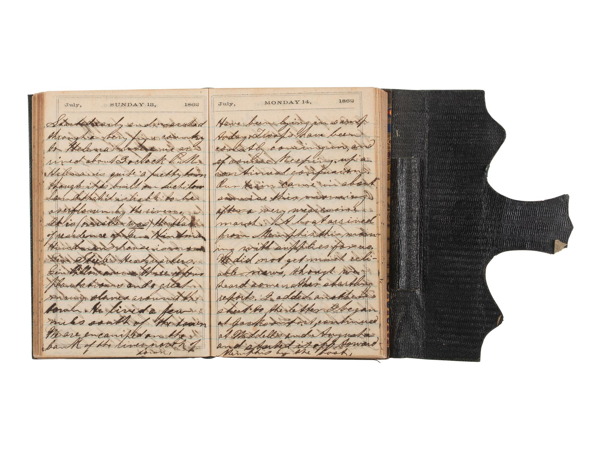 [CIVIL WAR]. Corporal Samuel McKinney Stafford (1837-1922), 16th Ohio Battery, archive including war-date diary and letters.
