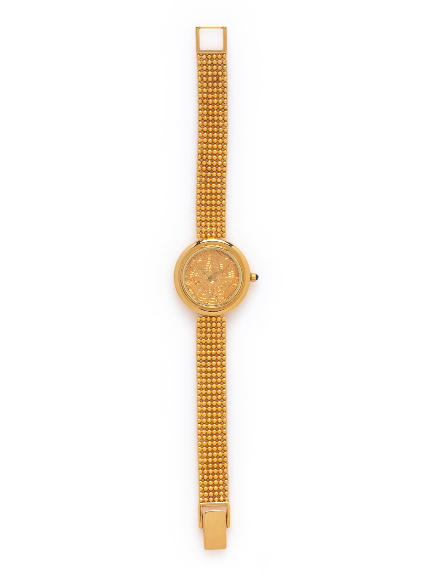 18K YELLOW GOLD WRISTWATCH