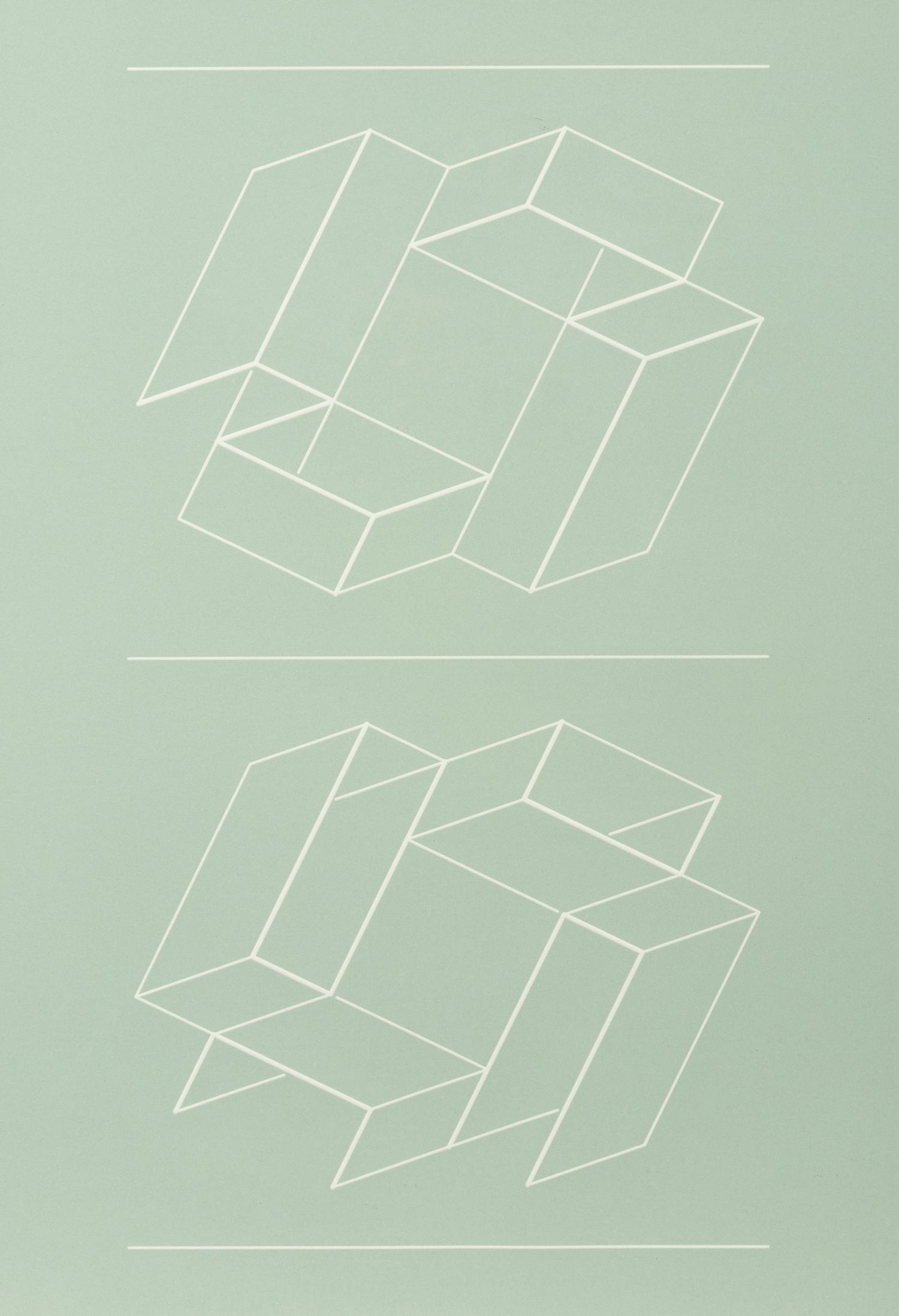 White Embossing on Gray: I-X (complete series)