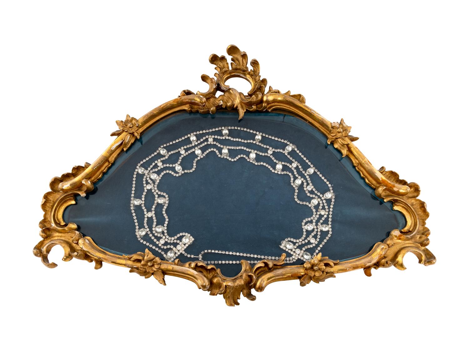 A Pair of Rococo Style Giltwood Hanging Vitrines