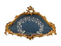 A Pair of Rococo Style Giltwood Hanging Vitrines