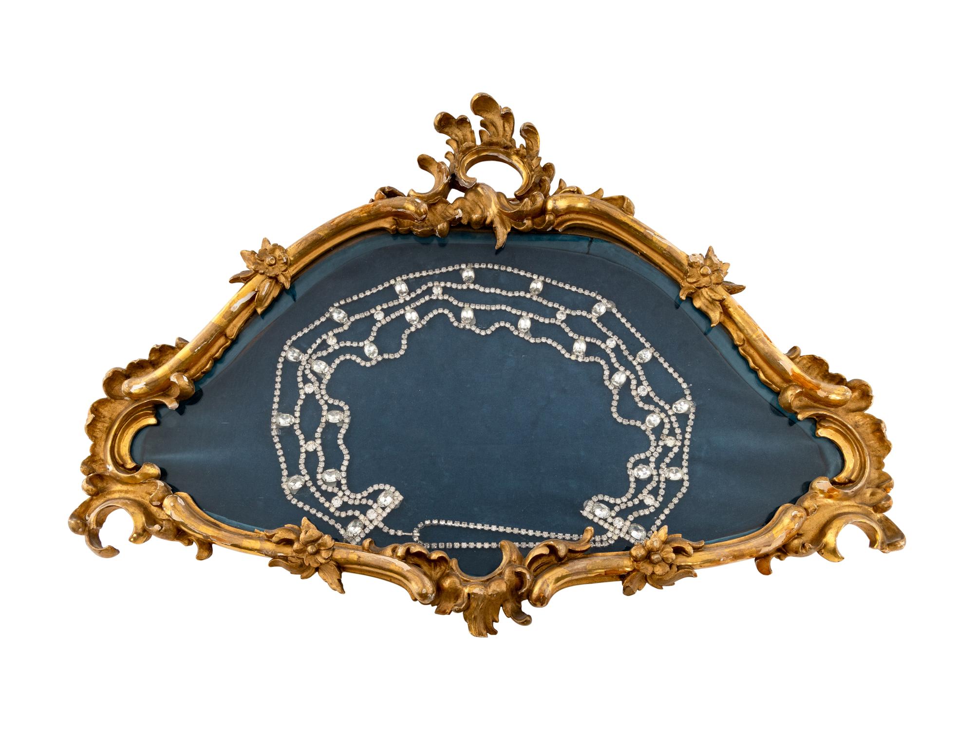 A Pair of Rococo Style Giltwood Hanging Vitrines