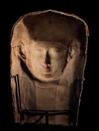 An Egyptian Cartonnage Mummy Mask
