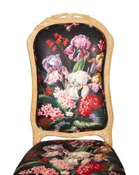 A Set of Ten Louis XV Style Dining Chairs