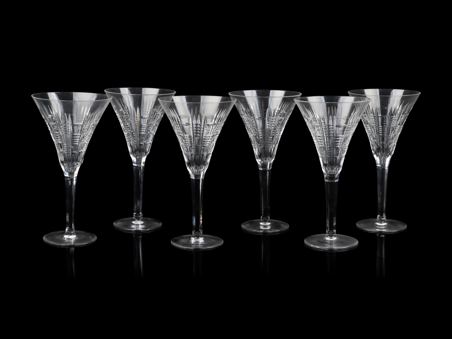 A Waterford Glass Stemware Service