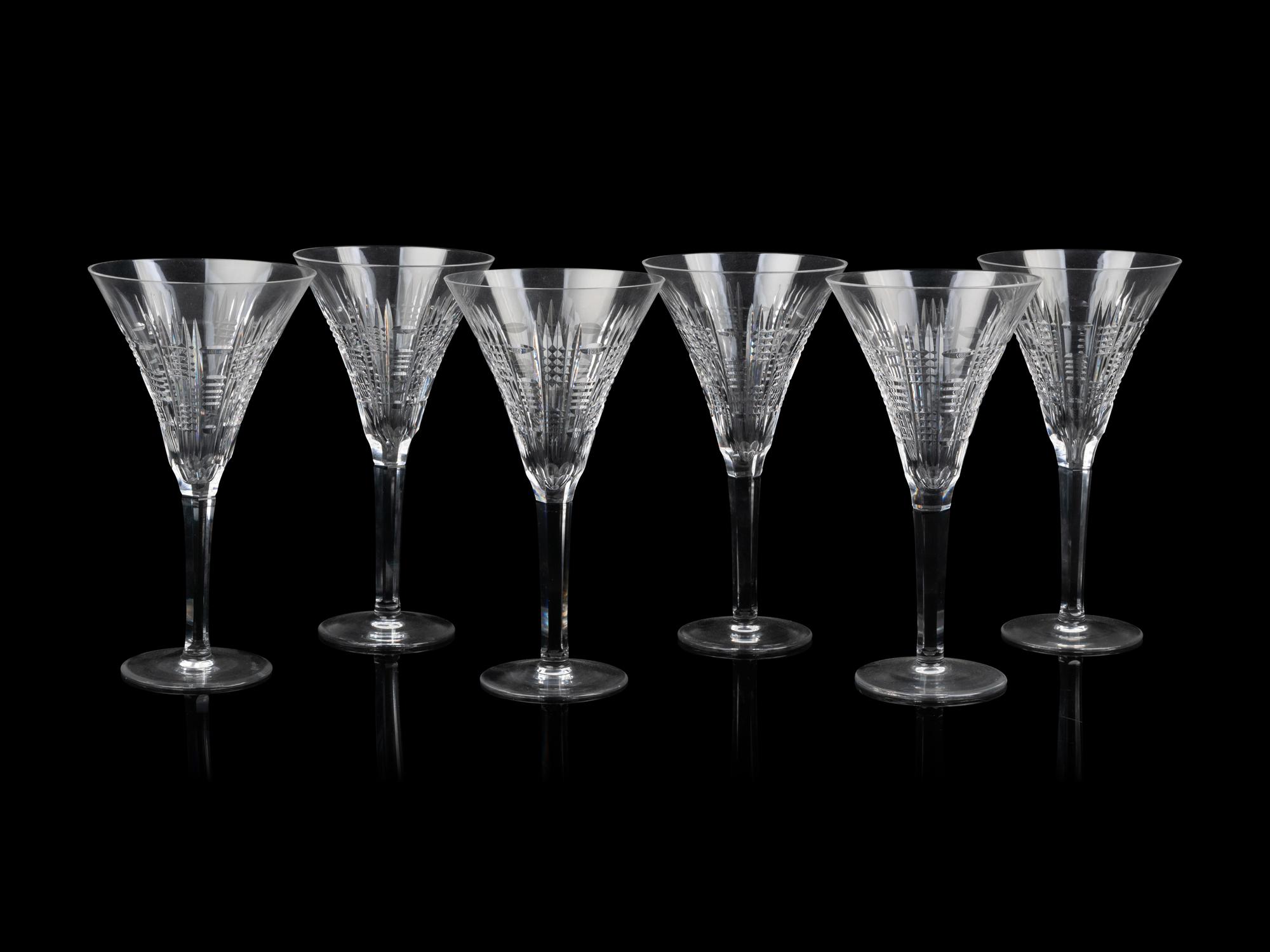 A Waterford Glass Stemware Service