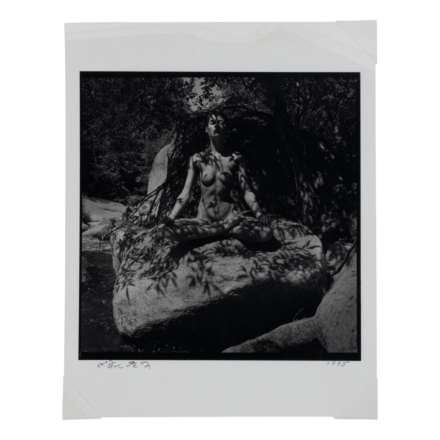 Untitled (Twinka Under Tree Shadow, Yosemite) , 1975