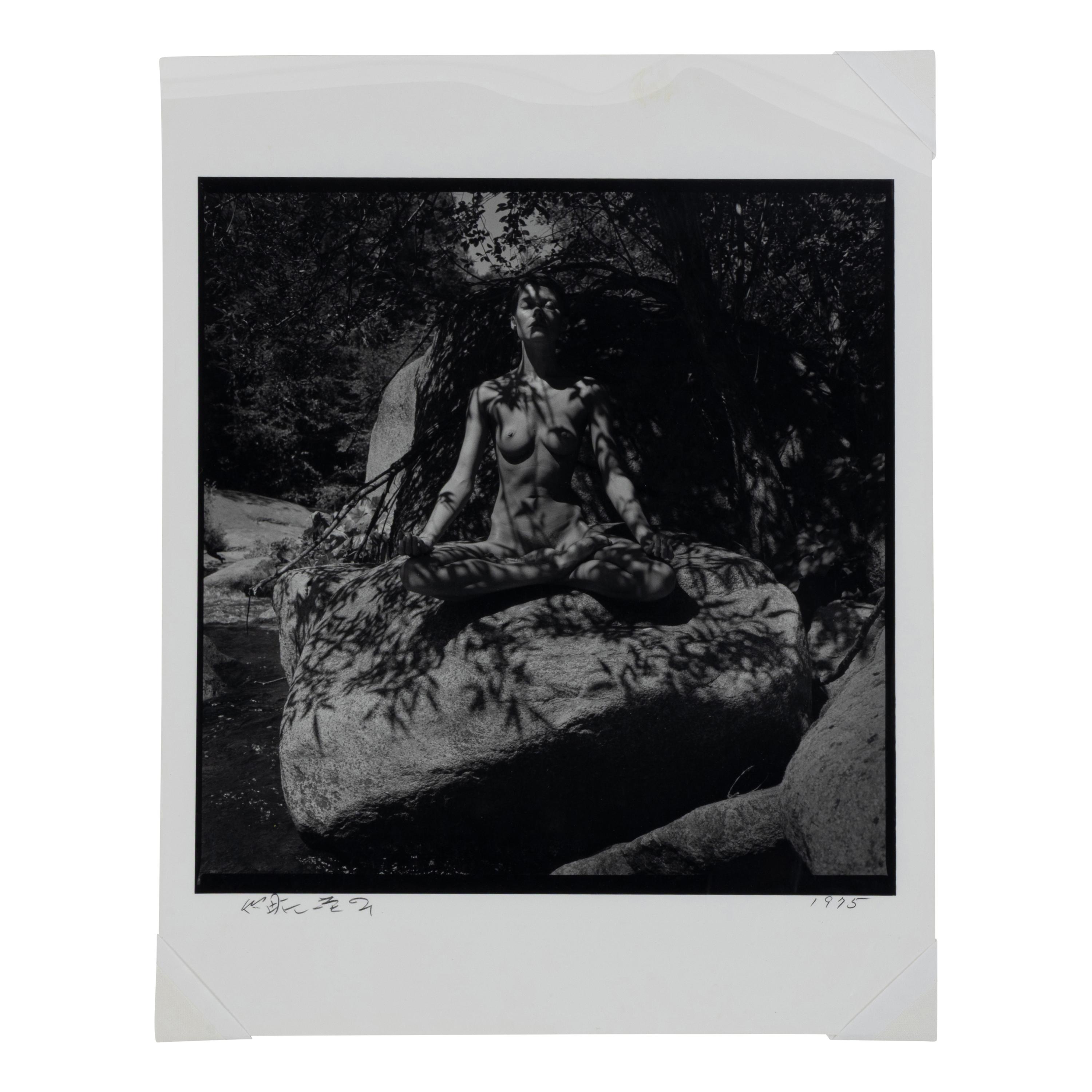 Untitled (Twinka Under Tree Shadow, Yosemite) , 1975