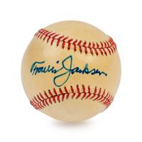 A Travis Jackson Single Signed Autograph Baseball (JSA Certified),