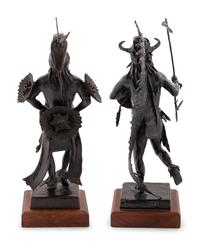 Two Works: Prairie Chicken Dance , edition 2/15, 1986 and Speak and Shield Dane , edition 2/15, 1978