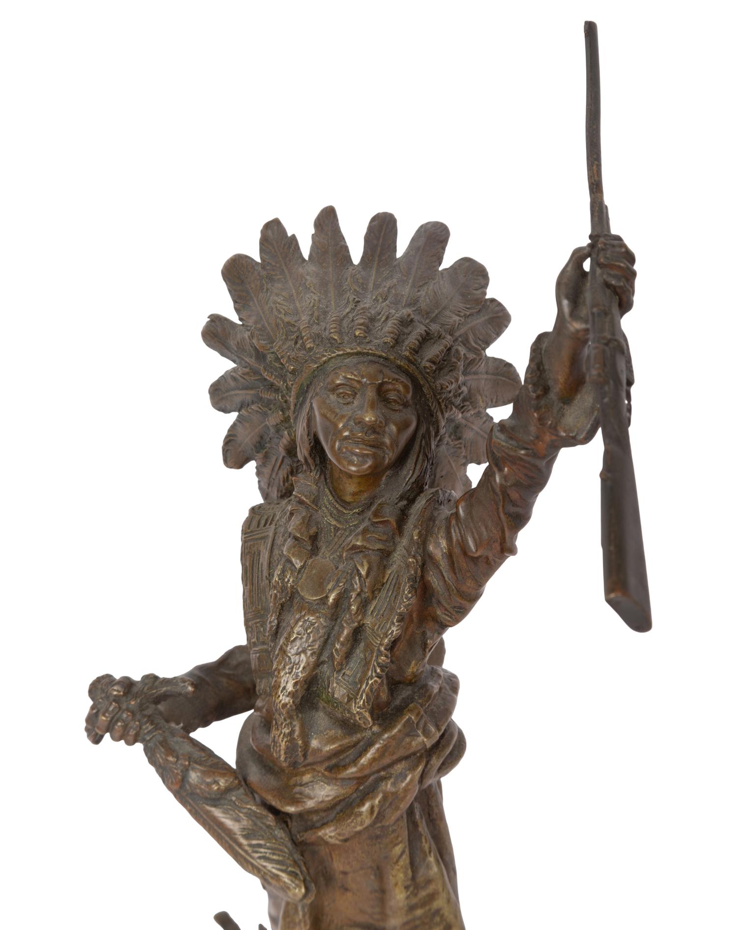Indian with Rifle