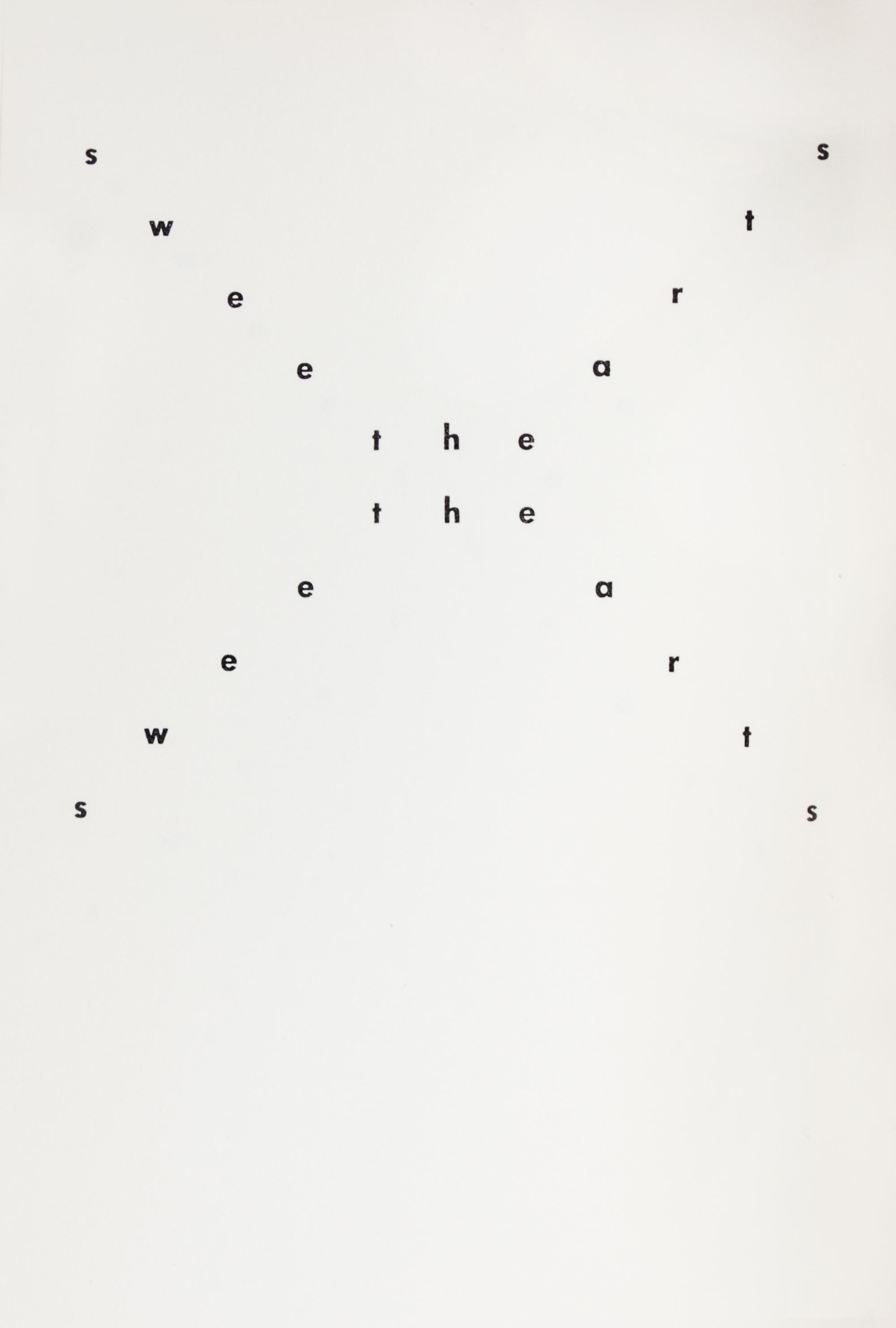 (SOMETHING ELSE PRESS; DUCHAMP, MARCEL) WILLIAMS, EMMETT. Sweethearts. NY, 1967 (with 2 others)