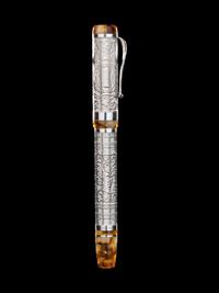 Montegrappa: Il Millennio Bassanda Del Grappa 1998 Silver Mounted Limited Edition Fountain Pen