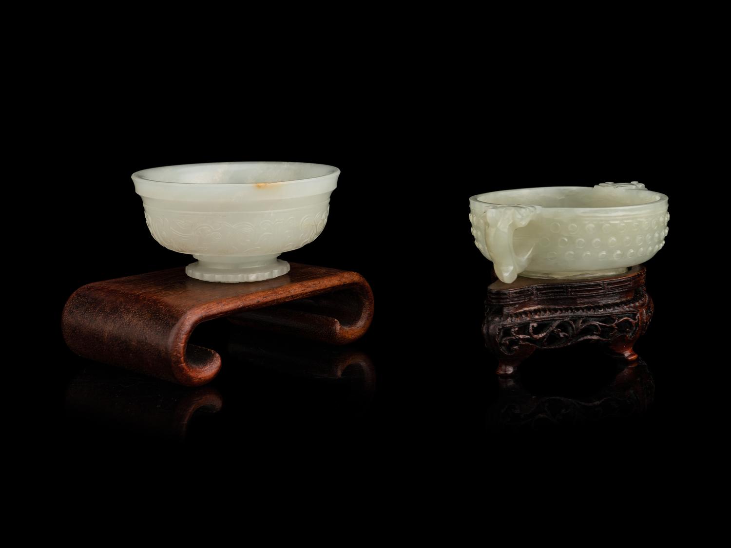 Two Carved Jade Articles