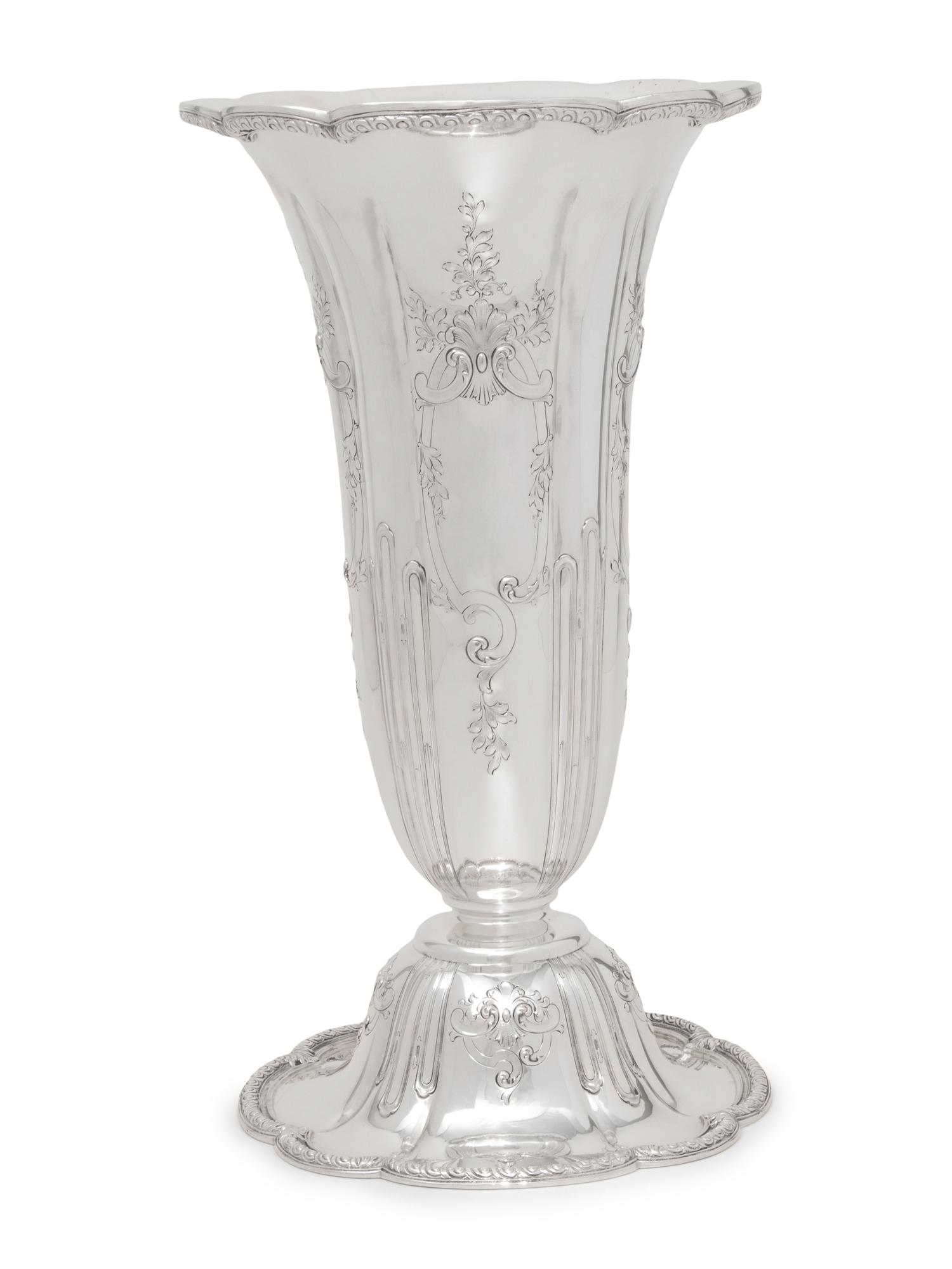 An American Silver Vase