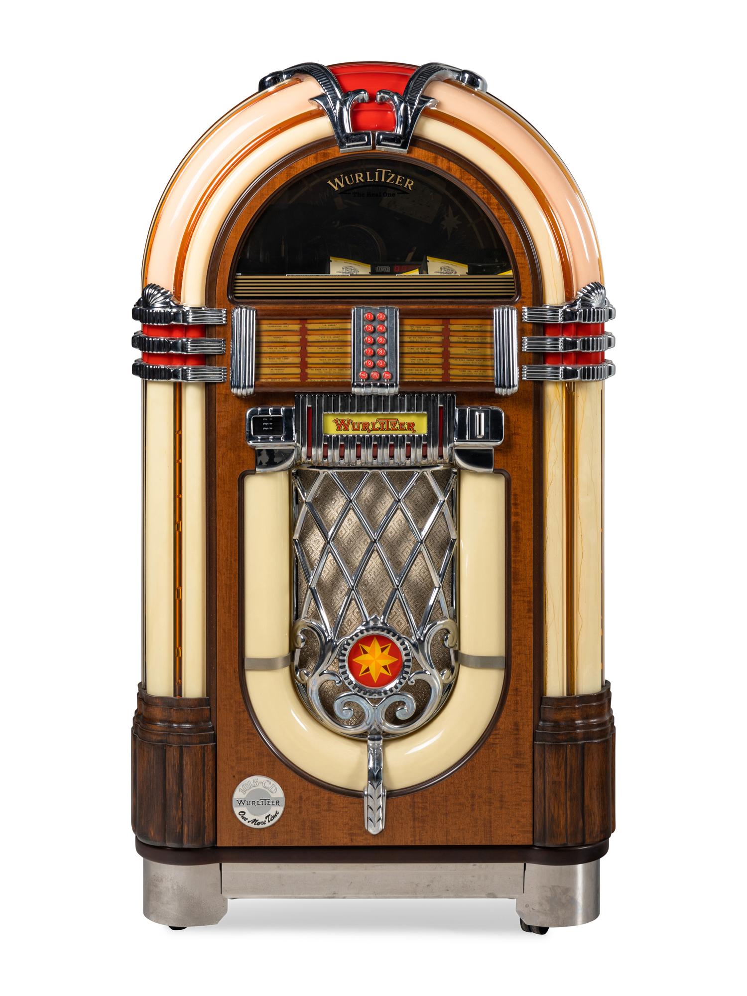 A Wurlitzer Model 1015-CD Juke Box