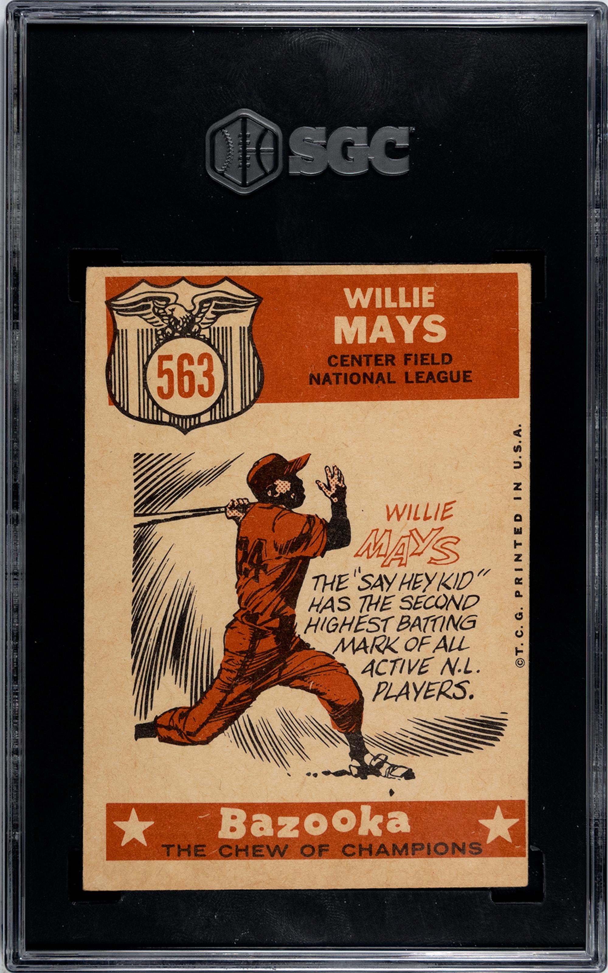 A Group of 1959 Topps Mickey Mantle and Willie Mays All Star Baseball Cards No. 564