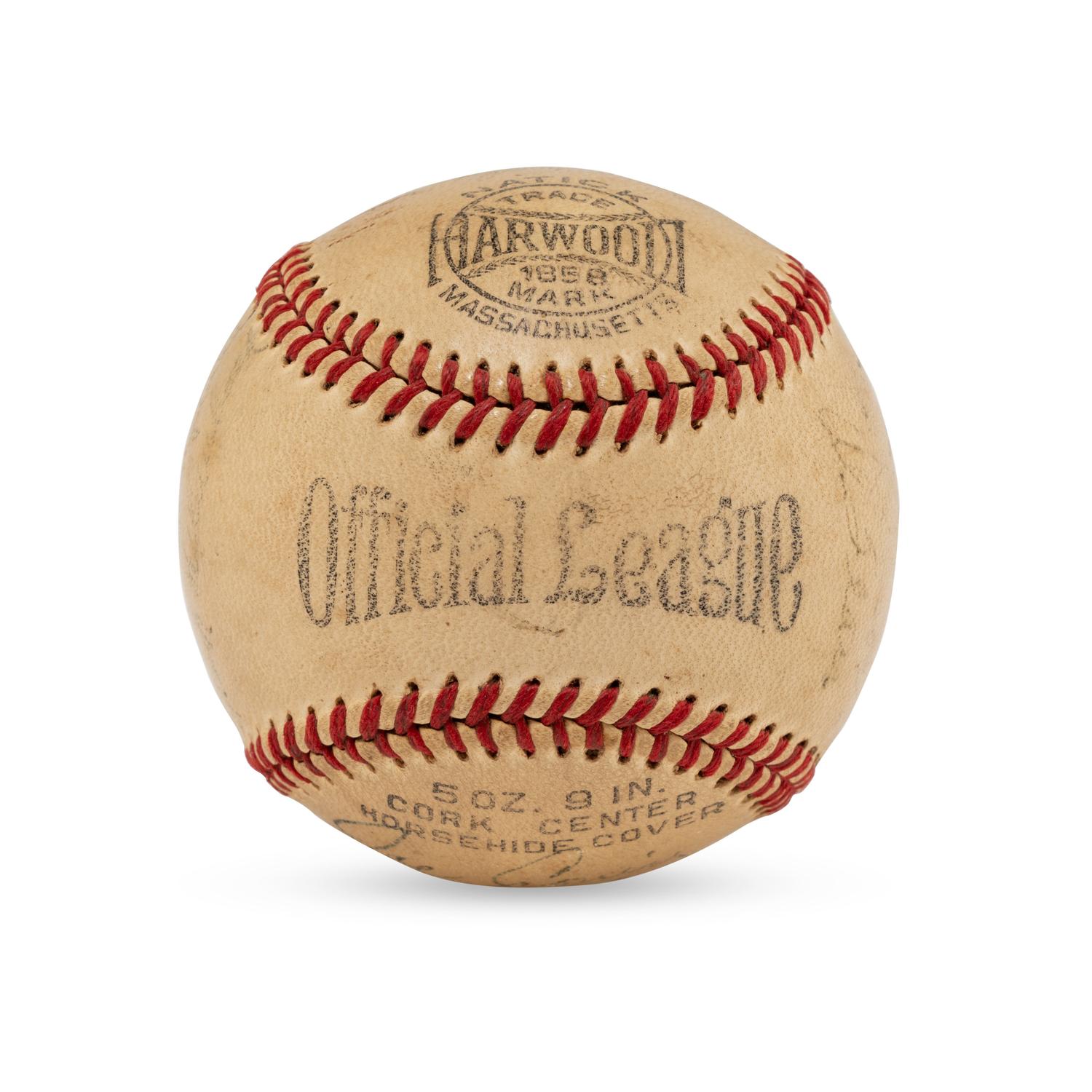 A 1941 Boston Red Sox Team Signed Autograph Baseball (Beckett Authentication Services Letter of Authenticity)