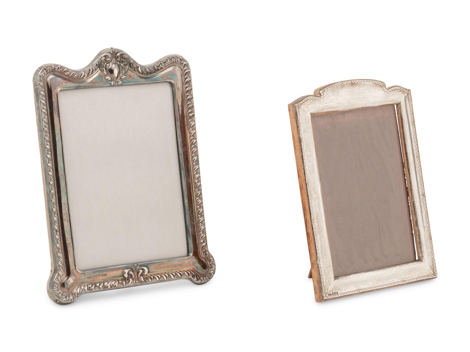 Two English Silver Picture Frames