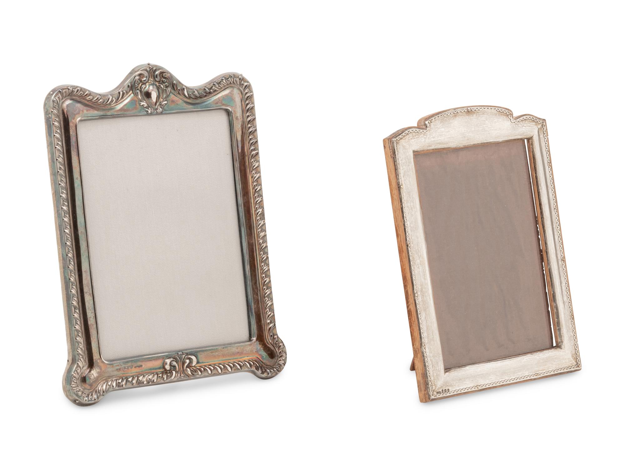 Two English Silver Picture Frames