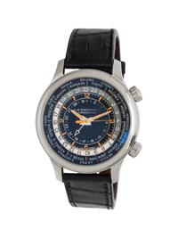 CHOPARD, STAINLESS STEEL 'L.U.C. TIME TRAVELER ONE' WATCH, BOX & PAPERS