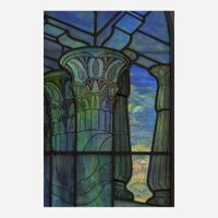 Tiffany Studios "Boy Christ in the Temple", The George Munson Curtis Memorial Window, St. Andrew's Episcopal Church, Meriden, Connecticut, 1917