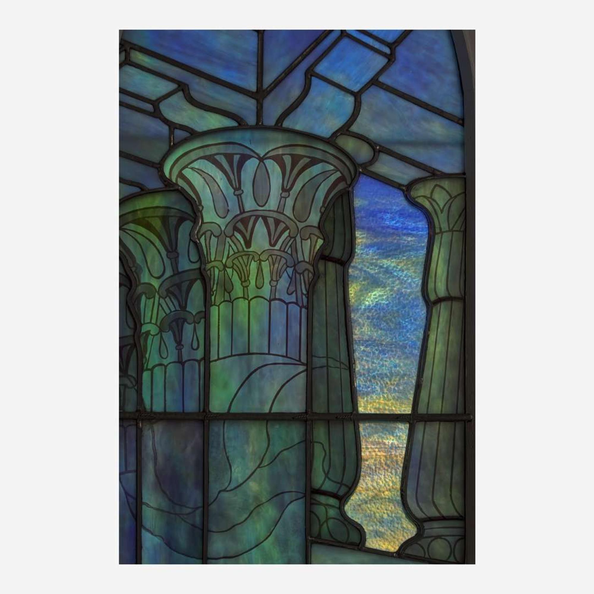 Tiffany Studios "Boy Christ in the Temple", The George Munson Curtis Memorial Window, St. Andrew's Episcopal Church, Meriden, Connecticut, 1917